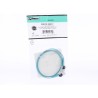 Panduit® FXE10-10M1Y FXE10-10M1Y 10Gig OFNR OM3 Multi-Mode Zipcord Fiber Optic Patch Cord, (2) Fiber, 50 um Core, 1 m L