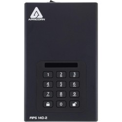 Apricorn Aegis Desktop 2 TB FIPS 140-2 Validated 256-Bit Encrypted Hard Drive (ADT-3PL256F-2000)