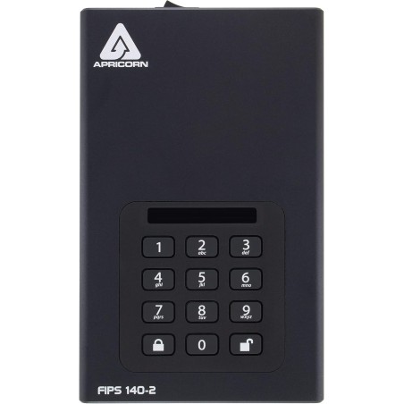 Apricorn Aegis Desktop 2 TB FIPS 140-2 Validated 256-Bit Encrypted Hard Drive (ADT-3PL256F-2000)